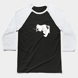 Cute kitty cat Baseball T-Shirt